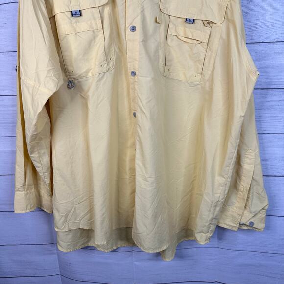 Columbia Mens size XXL Infiniti Logo PFG Bahama II Long Sleeve Shirt 1011621 - Picture 4 of 10